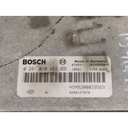 Recambio de centralita motor uce para renault scenic (ja..) 1.9 dci authentique referencia OEM IAM H0M8200039569 0281010483 8200