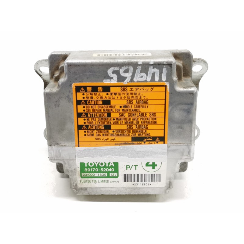 Recambio de centralita airbag para toyota yaris (ncp1/nlp1/scp1) 1.3 expo referencia OEM IAM 8917052040 2310001830 Recambio de centralita airbag para toyota yaris (ncp1/nlp1/scp1) 1.3 expo referencia OEM IAM 8917052040 2310001830