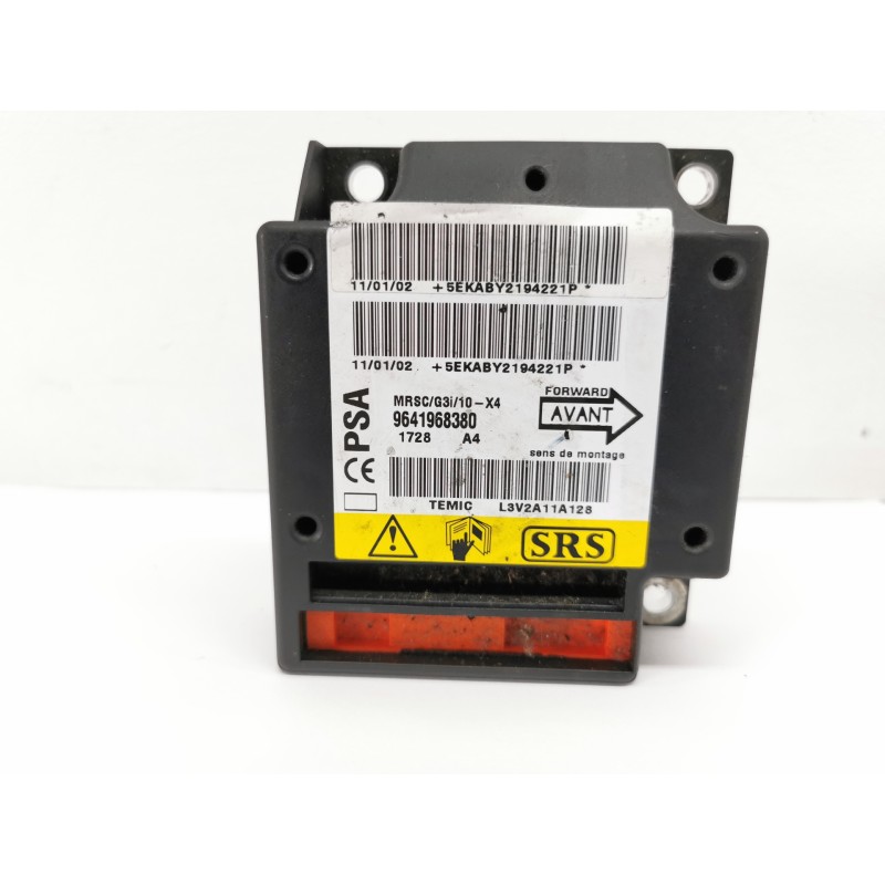 Recambio de centralita airbag para citroen c5 break 2.0 hdi sx referencia OEM IAM 9641968380 MRSCG3I10X4 Recambio de centralita airbag para citroen c5 break 2.0 hdi sx referencia OEM IAM 9641968380 MRSCG3I10X4