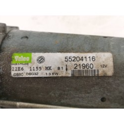 Recambio de motor arranque para fiat grande punto (199) 1.3 16v multijet active (55kw) referencia OEM IAM 55204116  