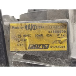 Recambio de faro derecho para fiat doblo i cargo 1.3 jtd sx furgón referencia OEM IAM 51755054  