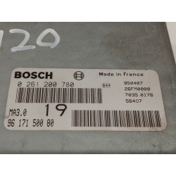 Recambio de centralita motor uce para citroen ax 1.0 tonic referencia OEM IAM 0261200780 9617150080 