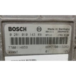Recambio de centralita motor uce para renault espace / grand espace (je0) 1.9 dti authentique referencia OEM IAM 7700114659 0281
