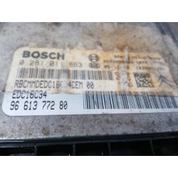 Recambio de centralita motor uce para citroen c4 berlina vtr plus referencia OEM IAM 9661377280 0281011863 9653958980
