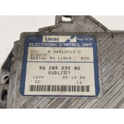 Recambio de centralita motor uce para peugeot 806 srdt referencia OEM IAM 9628903580 R04010013C 
