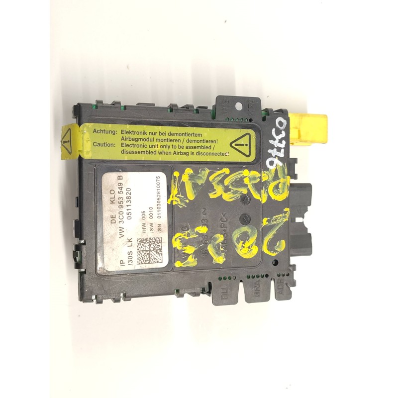 Recambio de centralita luces para volkswagen passat berlina (3c2) edition referencia OEM IAM 3C0953549B 05113820 Recambio de centralita luces para volkswagen passat berlina (3c2) edition referencia OEM IAM 3C0953549B 05113820
