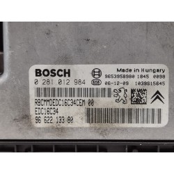 Recambio de centralita motor uce para peugeot 407 confort referencia OEM IAM 9662213380 9653958980 0281012984
