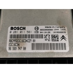 Recambio de centralita motor uce para citroen c5 berlina attraction referencia OEM IAM 9656974780 9653958980 0281011561