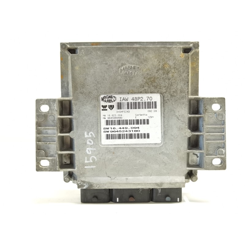 Recambio de centralita motor uce para peugeot 206 berlina xr referencia OEM IAM SW9645243180 IAW48P270 SW16449094