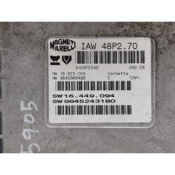 Recambio de centralita motor uce para peugeot 206 berlina xr referencia OEM IAM SW9645243180 IAW48P270 SW16449094