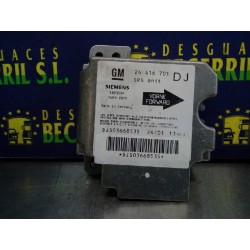 Recambio de centralita airbag para opel vectra b berlina básico (1999) referencia OEM IAM 24416701 1923594 