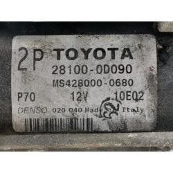 Recambio de motor arranque para toyota avensis berlina (t25) 1.8 sol sedán (4-ptas.) referencia OEM IAM 281000D090 MS4280000680 