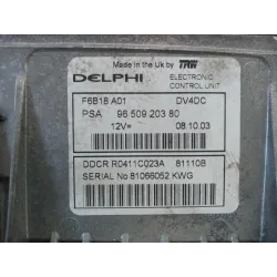 Recambio de centralita motor uce para citroen c3 1.4 hdi 16v exclusive referencia OEM IAM 9650920380 R0411C023A 81066052