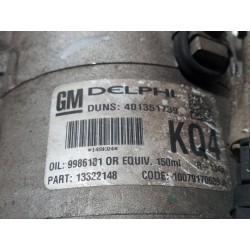 Recambio de compresor aire acondicionado para opel zafira b cosmo referencia OEM IAM 9986181  