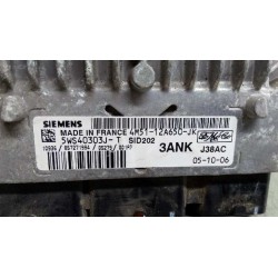 Recambio de centralita motor uce para ford focus berlina (cap) ambiente (d) referencia OEM IAM 4M5112A650JK 5WS40303J 