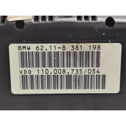 Recambio de cuadro instrumentos para bmw serie 5 berlina (e39) 530d referencia OEM IAM 62118381198  
