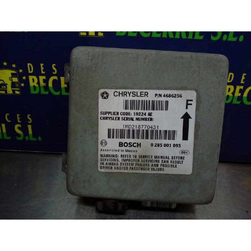 Recambio de centralita airbag para chrysler voyager (gs) 2.0 family referencia OEM IAM 04686256 0285001093 Recambio de centralita airbag para chrysler voyager (gs) 2.0 family referencia OEM IAM 04686256 0285001093