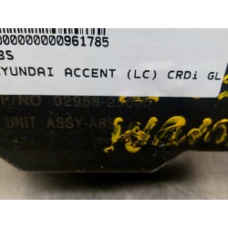 Recambio de abs para hyundai accent (lc) crdi gl referencia OEM IAM 0295625000 5891025402 