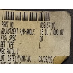Recambio de cinturon seguridad delantero izquierdo para mazda 3 berlina (bk) 1.6 vvt active referencia OEM IAM   