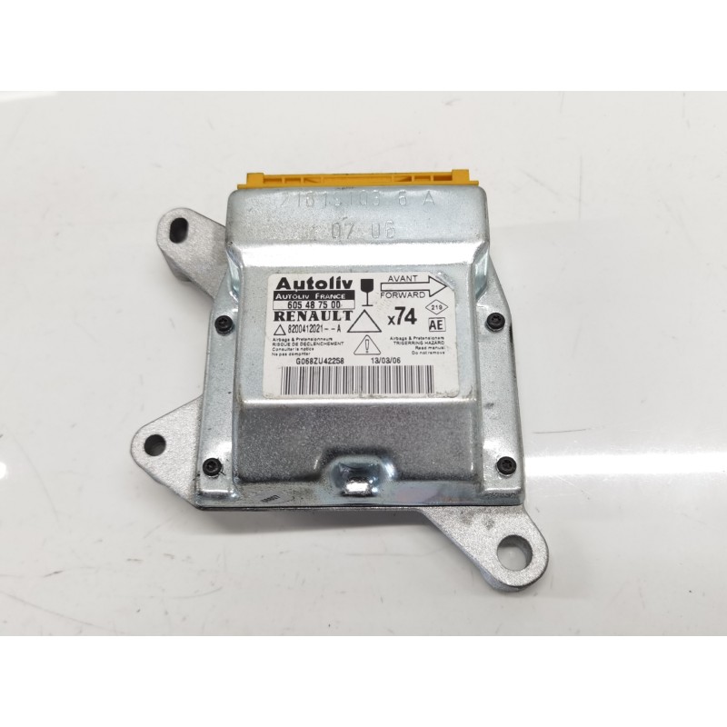 Recambio de centralita airbag para renault laguna ii (bg0) authentique referencia OEM IAM 8200412021A 605487500 Recambio de centralita airbag para renault laguna ii (bg0) authentique referencia OEM IAM 8200412021A 605487500