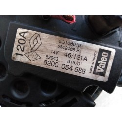 Recambio de alternador para renault scenic (ja..) 1.9 dci dynamique referencia OEM IAM 8200054588  