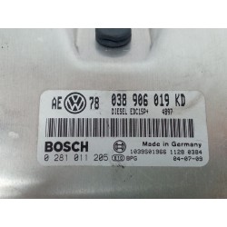 Recambio de centralita motor uce para volkswagen passat berlina (3b3) advance referencia OEM IAM 038906019KD 0281011205 