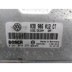 Recambio de centralita motor uce para volkswagen polo berlina (6n2) trendline referencia OEM IAM 038906012CT 0281010377 EDC15VM