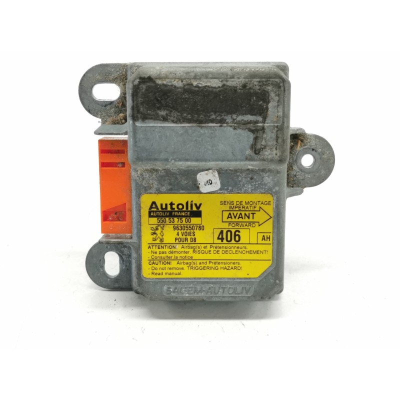Recambio de centralita airbag para peugeot 406 berlina (s1/s2) stdt referencia OEM IAM 9630550780 550537500 Recambio de centralita airbag para peugeot 406 berlina (s1/s2) stdt referencia OEM IAM 9630550780 550537500