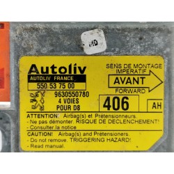 Recambio de centralita airbag para peugeot 406 berlina (s1/s2) stdt referencia OEM IAM 9630550780 550537500 