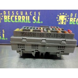 Recambio de caja reles / fusibles para citroen xsara berlina 1.9td seduction referencia OEM IAM 9568591180  