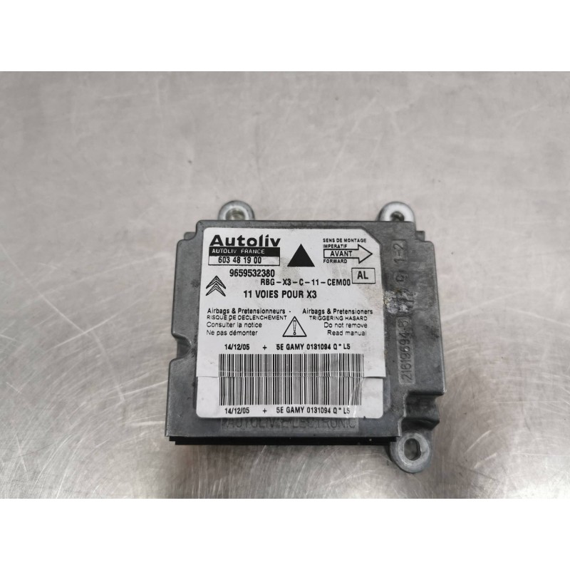 Recambio de centralita airbag para citroen c5 berlina premier (e) referencia OEM IAM 9659532380 603481900 Recambio de centralita airbag para citroen c5 berlina premier (e) referencia OEM IAM 9659532380 603481900