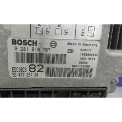 Recambio de centralita motor uce para peugeot 206 berlina xr referencia OEM IAM 9647785780 0281010707 EDC16C382