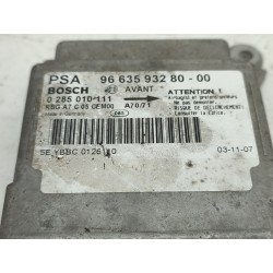 Recambio de centralita airbag para peugeot 207 xt referencia OEM IAM 9663593280 0285010111 