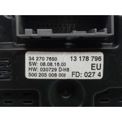 Recambio de pantalla multifuncion para opel vectra c berlina club referencia OEM IAM 13178796 342707650 