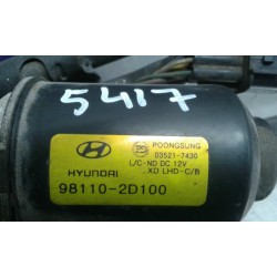 Recambio de motor limpia delantero para hyundai elantra (xd) 2.0 crdi gls (5-ptas.) referencia OEM IAM 981102D100  