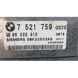 Recambio de centralita cambio automatico para bmw x5 (e53) 3.0d referencia OEM IAM 7521759 96025410 