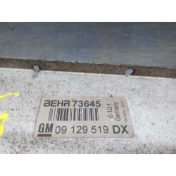 Recambio de intercooler para opel zafira a club referencia OEM IAM 09129519  