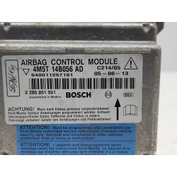 Recambio de centralita airbag para ford focus c-max (cap) ambiente (d) referencia OEM IAM 4M5T14B056AD 0285001551 