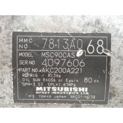Recambio de compresor aire acondicionado para mitsubishi outlander (cw0) 2.0 di-d invite referencia OEM IAM 7813A0  