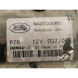 Recambio de motor arranque para land rover range rover sport v6 td hse referencia OEM IAM NAD500080 MSA280001941 