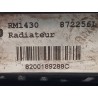 Recambio de radiador agua para dacia logan mcv ambiance referencia OEM IAM 8200189288C  