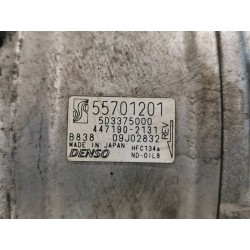Recambio de compresor aire acondicionado para fiat sedici (189) 1.9 jtd 8v 120 emotion referencia OEM IAM 55701201 5D3375000 