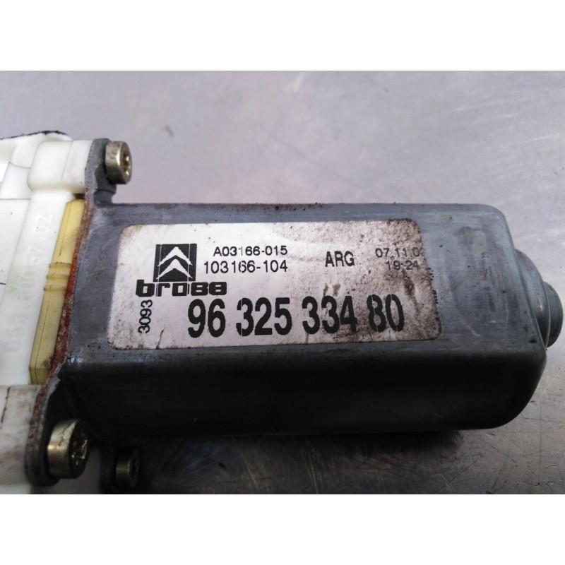 Recambio de motor elevalunas trasero izquierdo para citroen c5 berlina 2.0 16v sx automático referencia OEM IAM 9632533480  