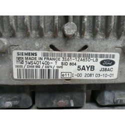 Recambio de centralita motor uce para ford fiesta (cbk) ambiente referencia OEM IAM 3S6112A650LB 5WS40140D 