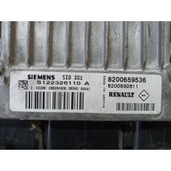 Recambio de centralita motor uce para renault scenic ii dynamique referencia OEM IAM 8200659536 S122326110 8200592611