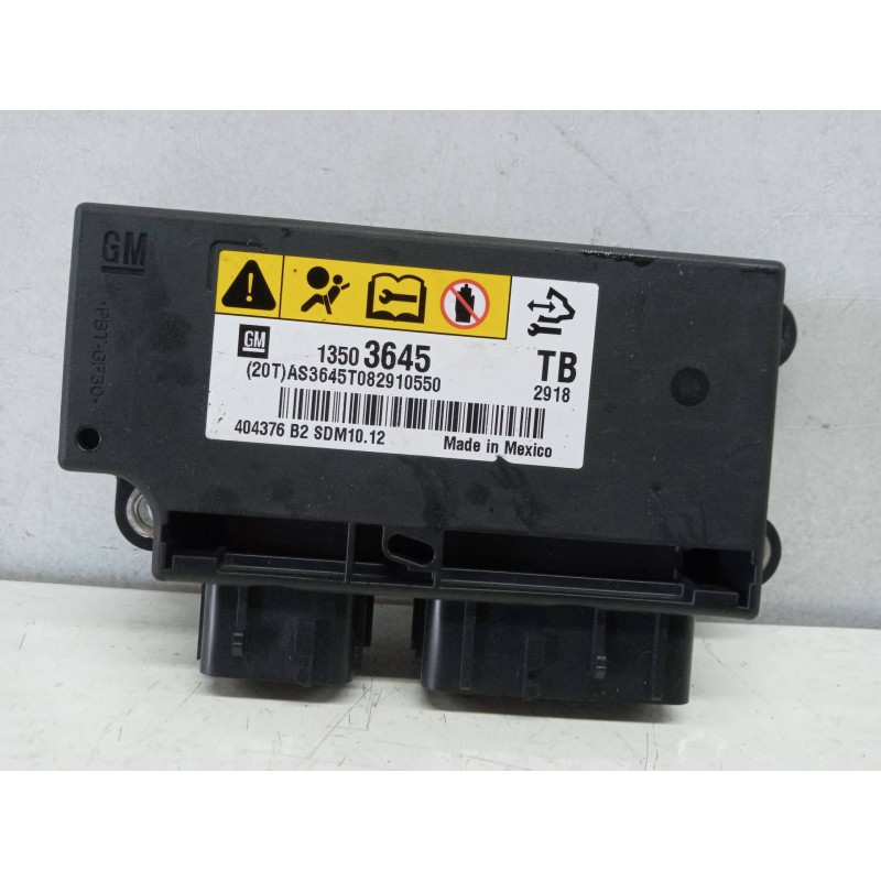Recambio de centralita airbag para opel insignia berlina excellence referencia OEM IAM 13503645 AS3645T082910550 404376B2SDM1012 Recambio de centralita airbag para opel insignia berlina excellence referencia OEM IAM 13503645 AS3645T082910550 404376B2SDM1012