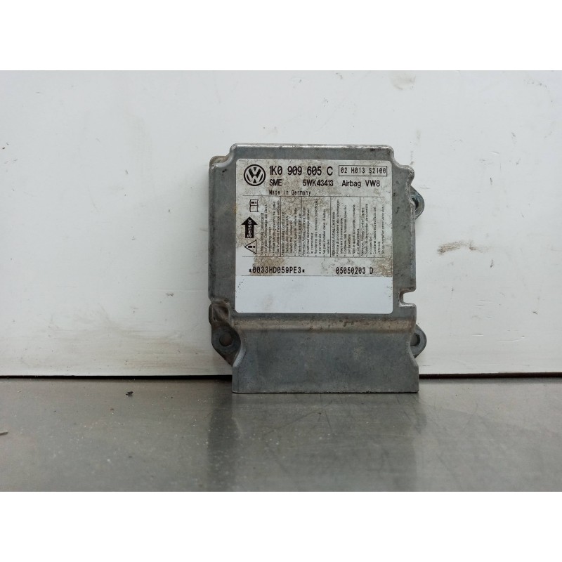 Recambio de centralita airbag para volkswagen golf v berlina (1k1) highline referencia OEM IAM 1K0909605C 5WK43413 02H013S2100 Recambio de centralita airbag para volkswagen golf v berlina (1k1) highline referencia OEM IAM 1K0909605C 5WK43413 02H013S2100