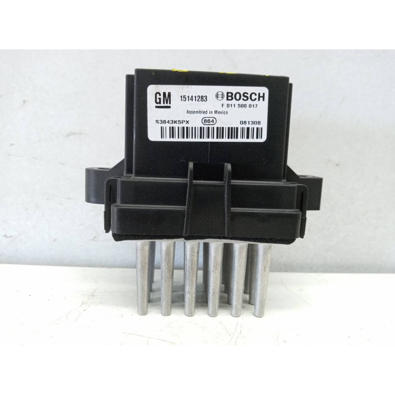 Recambio de resistencia calefaccion para opel insignia berlina excellence referencia OEM IAM 15141283 Recambio de resistencia calefaccion para opel insignia berlina excellence referencia OEM IAM 15141283