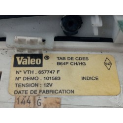 Recambio de mando calefaccion / aire acondicionado para renault megane i classic (la0) 1.9 d europa referencia OEM IAM 657747F  
