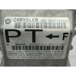 Recambio de centralita airbag para chrysler pt cruiser (pt) 1.6 classic referencia OEM IAM 0285001346 04671419AD 
